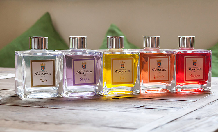 Our handcrafted perfumes - only for our guests
